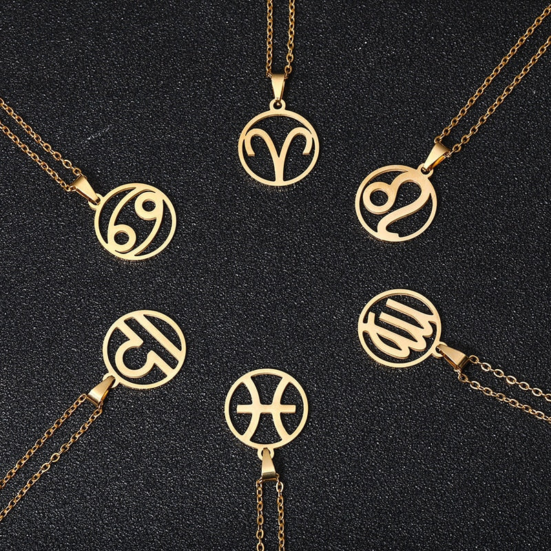 Women's Trendy Zodiac Sign Necklace
