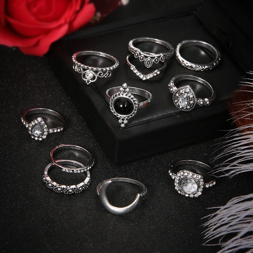 Women's Vintage Bohemian Style Ring Sets