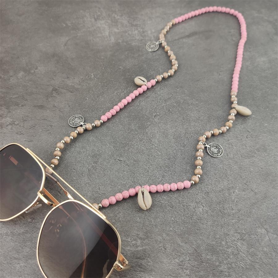 Women's Trendy Stone Beaded Sunglasses Chain