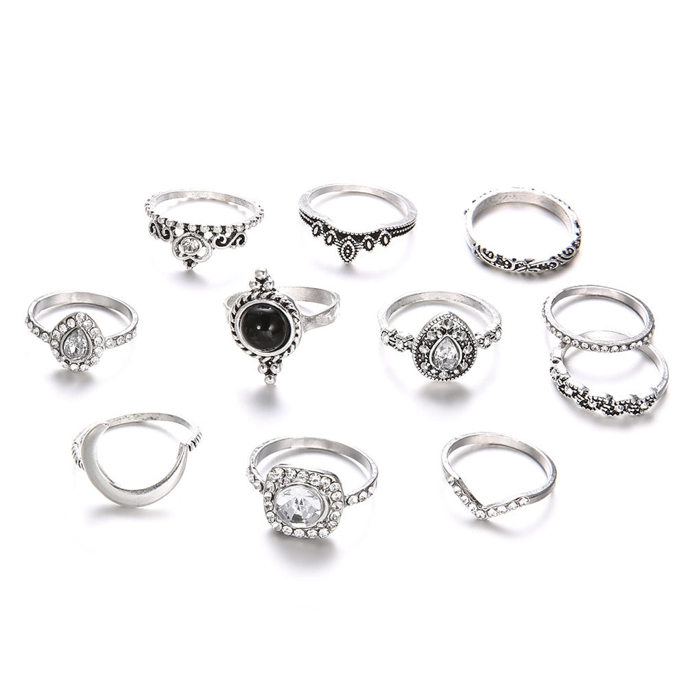 Women's Vintage Bohemian Style Ring Sets