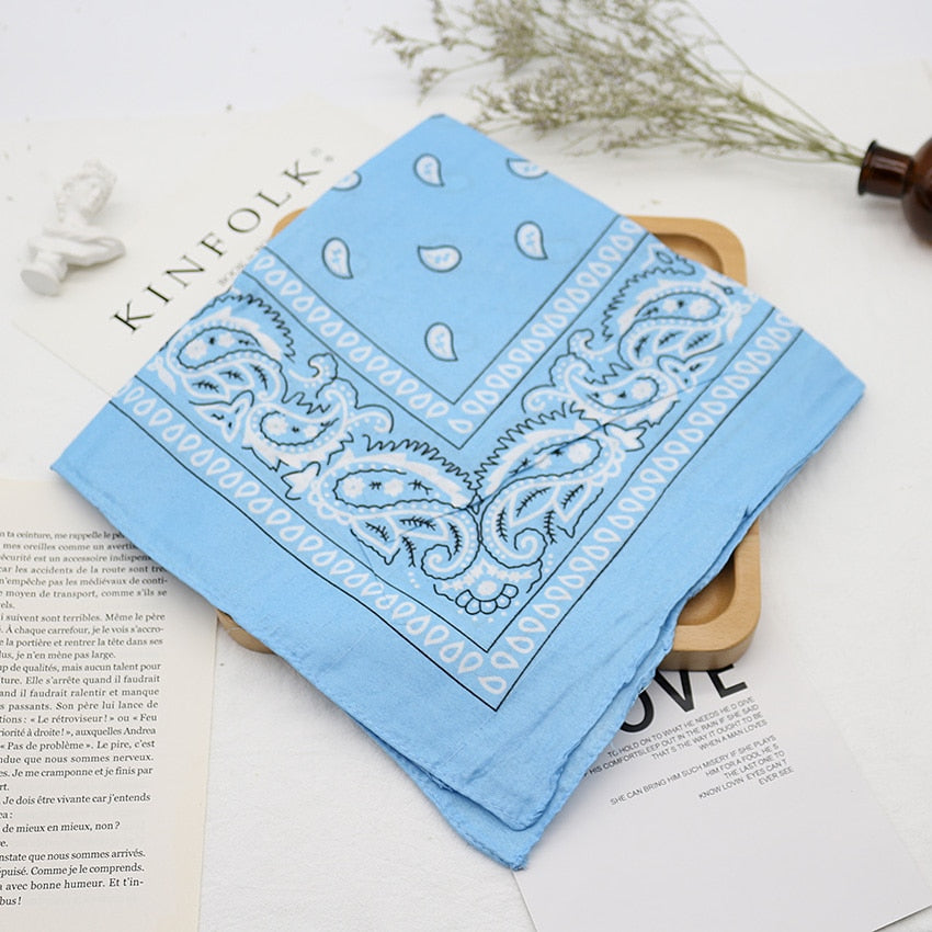 Unisex Printed Square Bandanas