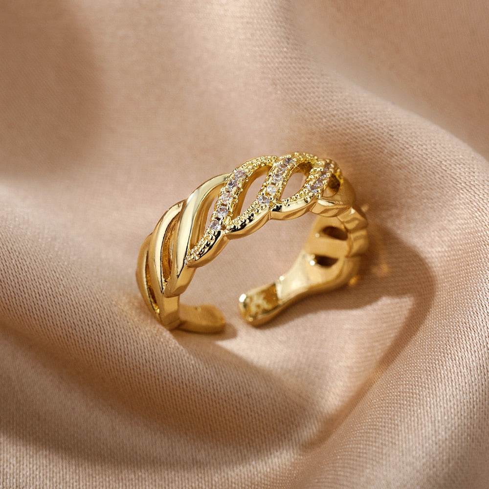 Women's Trendy Turkish Style Evil Eye Rings
