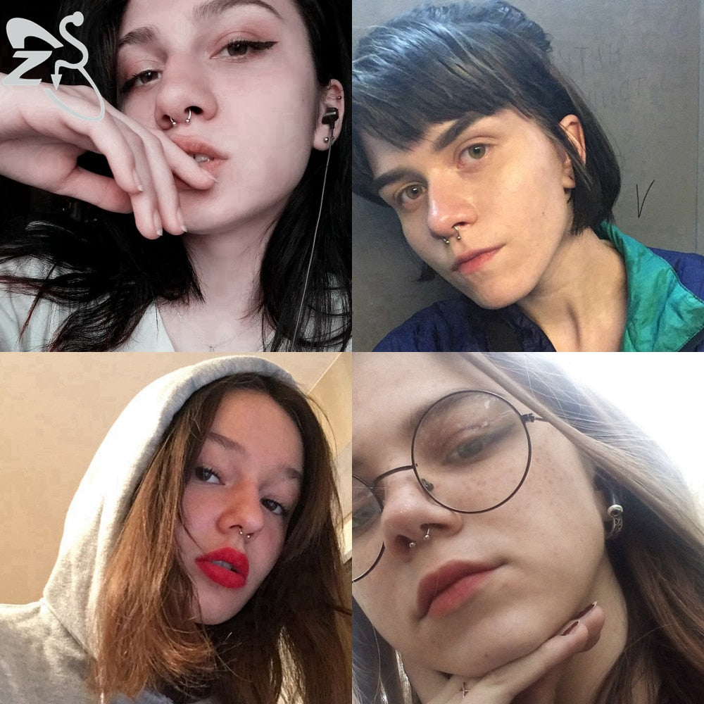 Women's Trendy Nose Piercings