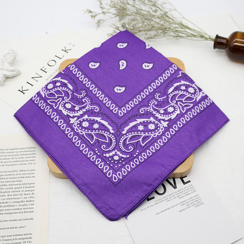 Unisex Printed Square Bandanas