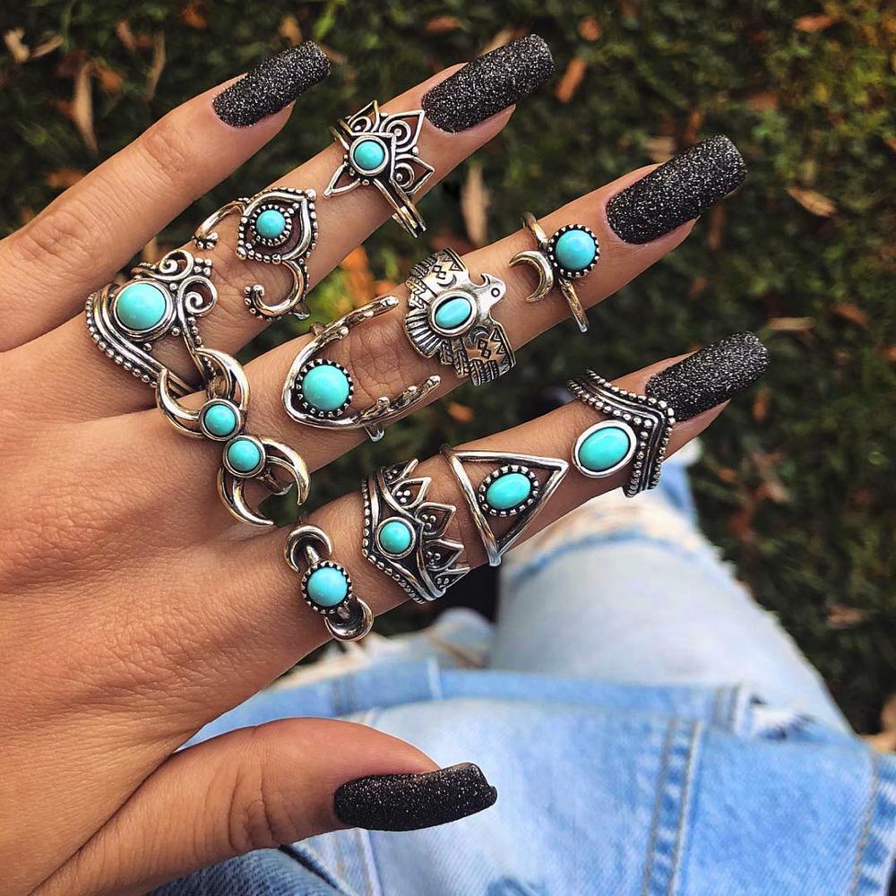Women's Vintage Bohemian Style Ring Sets