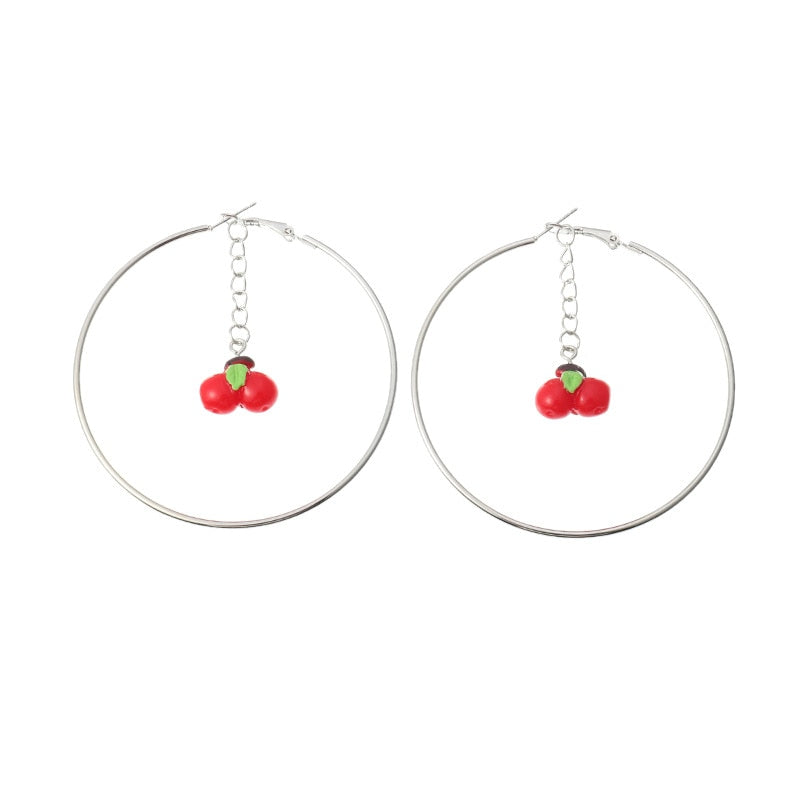 Women's Trendy Large Hoop Ear Piercing