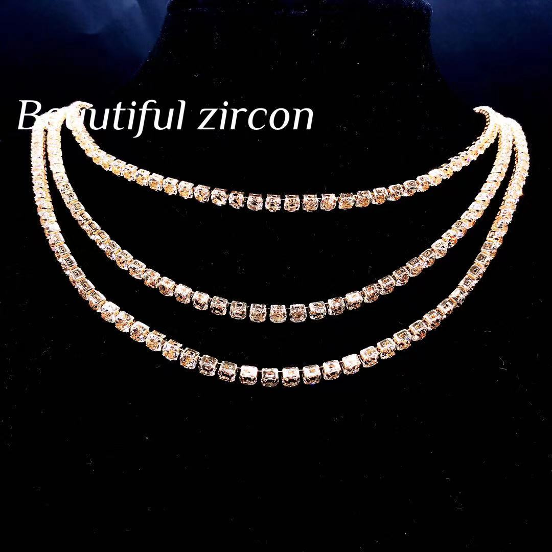 Women's Elegant Style Rhinestone Necklace