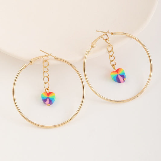 Women's Trendy Large Hoop Ear Piercing