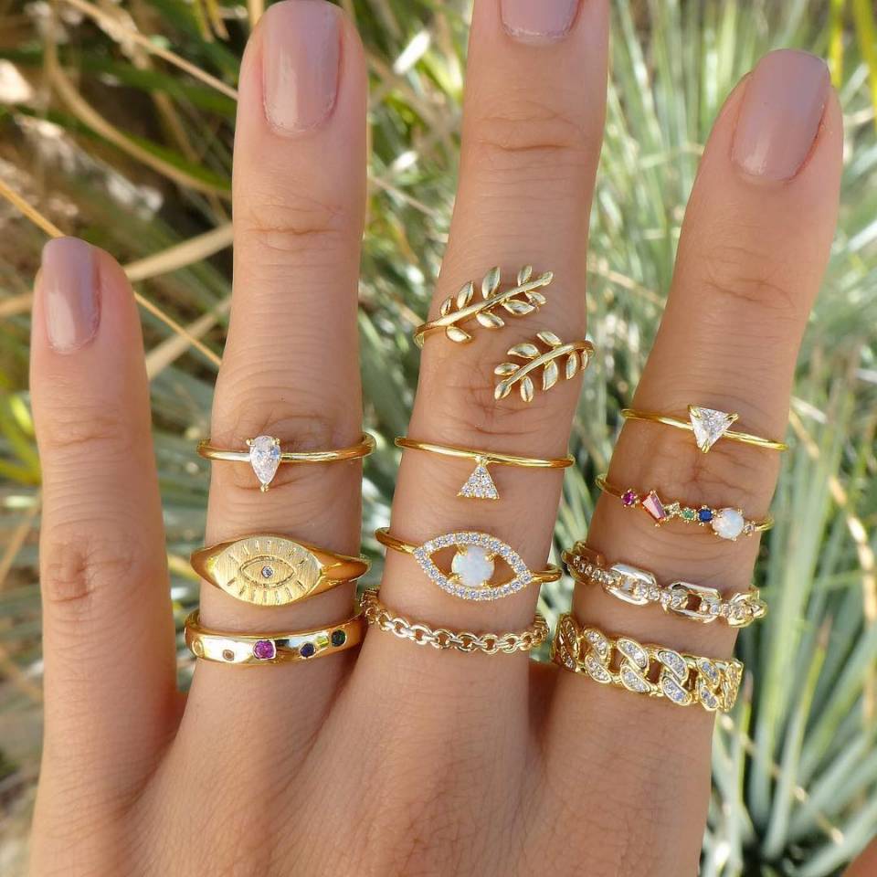 Women's Vintage Bohemian Style Ring Sets