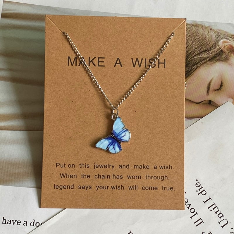 Women  New Butterfly Necklace