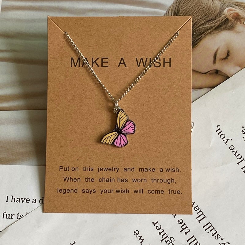 Women  New Butterfly Necklace