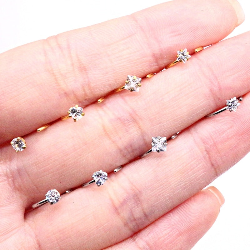 Women's Cute Style Nose Piercings