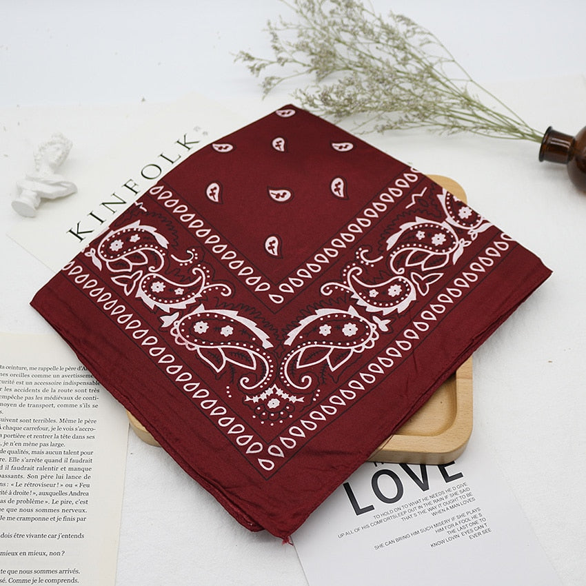 Unisex Printed Square Bandanas