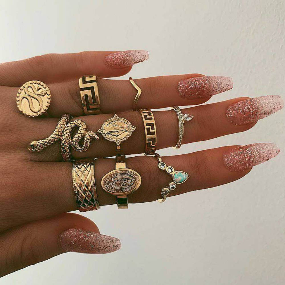 Women's Vintage Bohemian Style Ring Sets