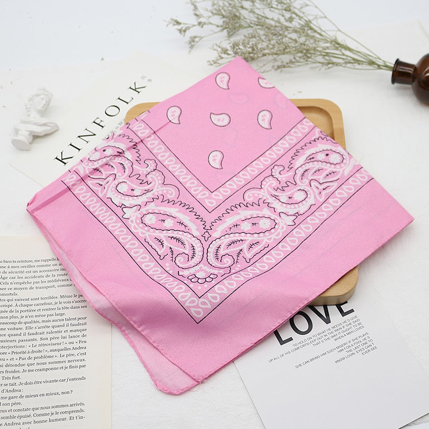 Unisex Printed Square Bandanas