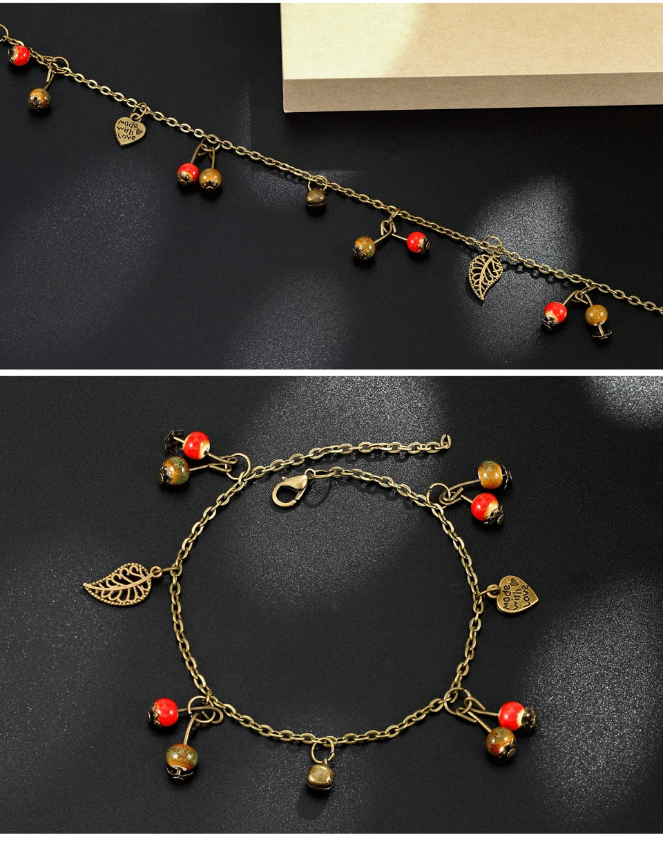 Retro Style Anklet