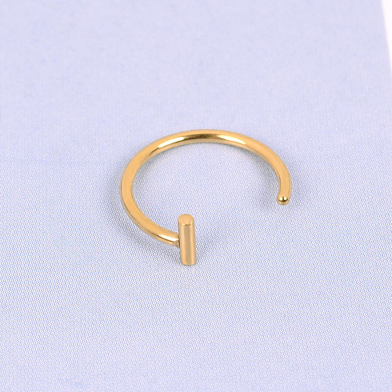 New Punk Titanium Steel Lip Piercings  (Cuff Clip)