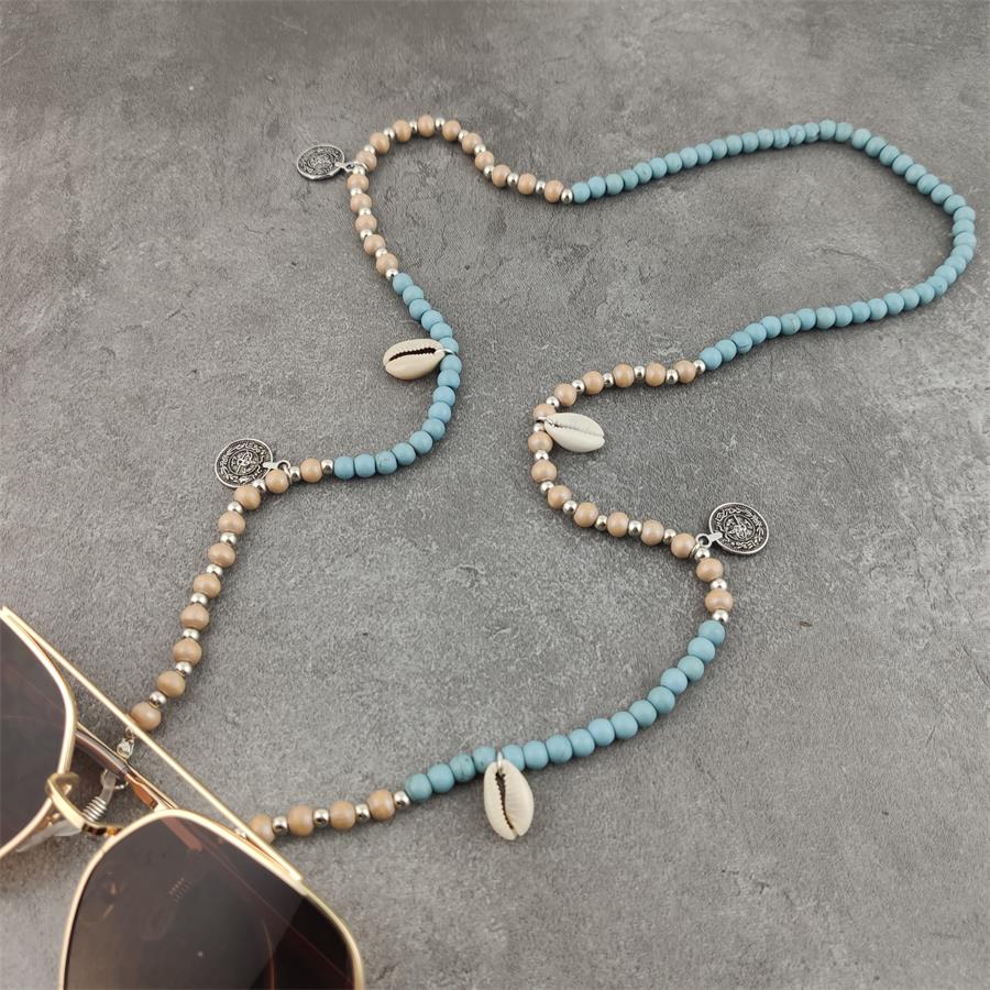 Women's Trendy Stone Beaded Sunglasses Chain