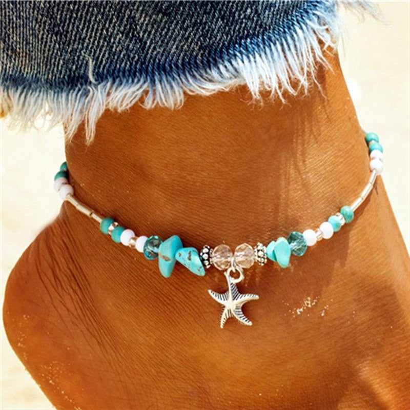 Woman's Bohemian Style Beach Anklet