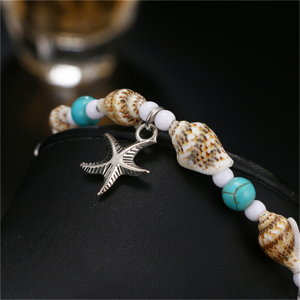 Woman's Bohemian Style Beach Anklet