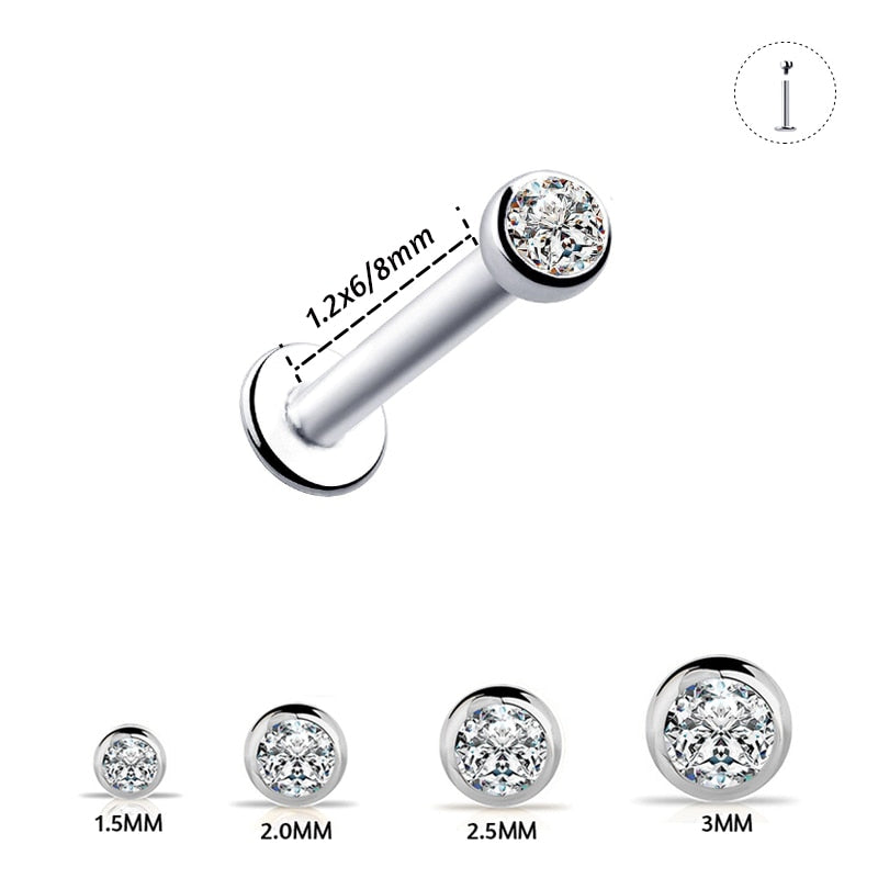 Women's Trendy Style Stud Lip Piercing
