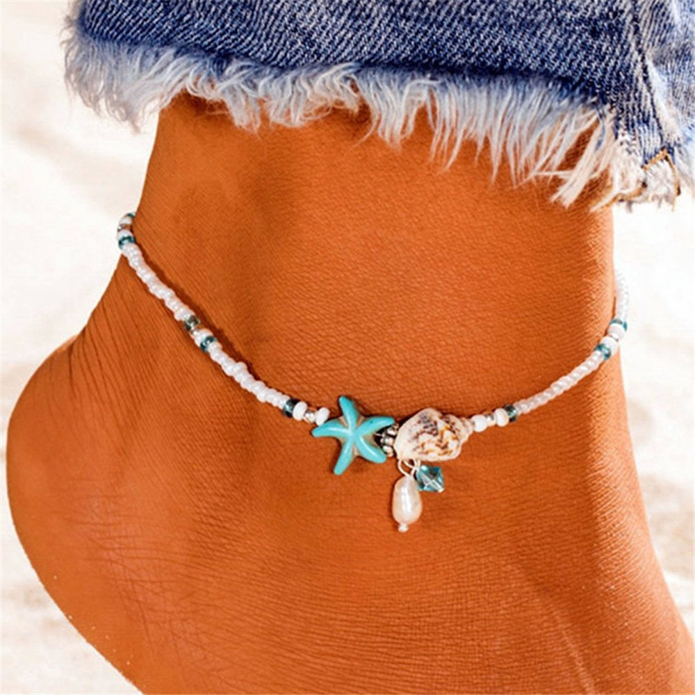 Woman's Bohemian Style Beach Anklet