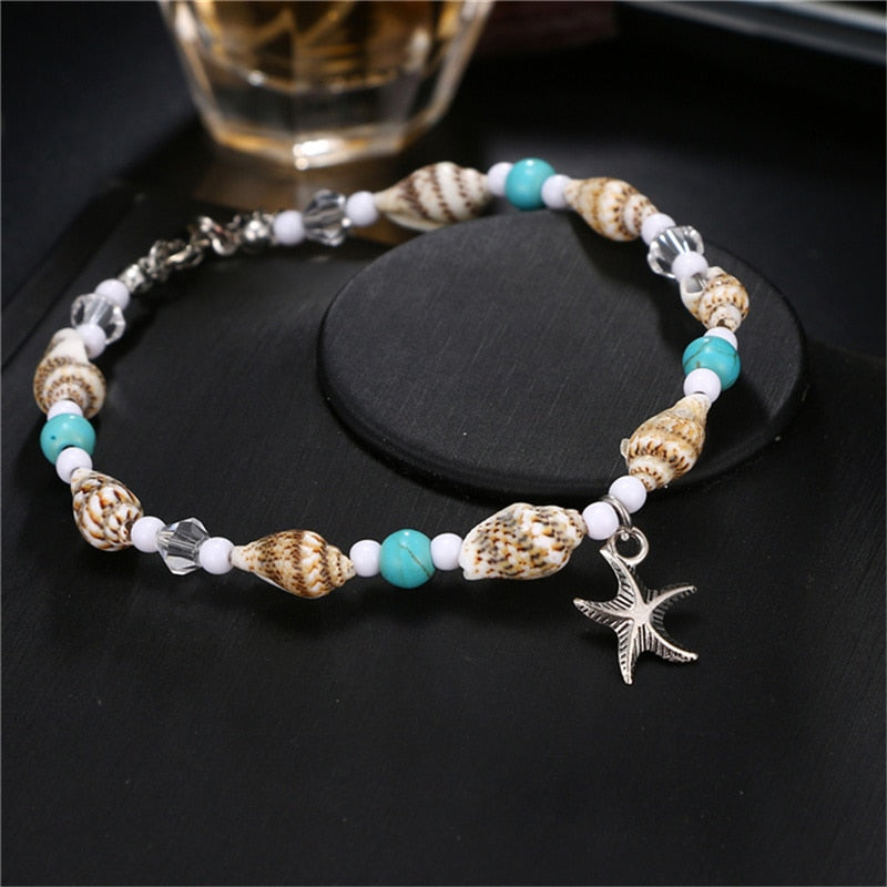 Woman's Bohemian Style Beach Anklet