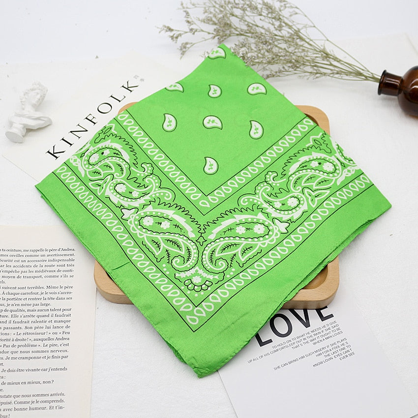 Unisex Printed Square Bandanas