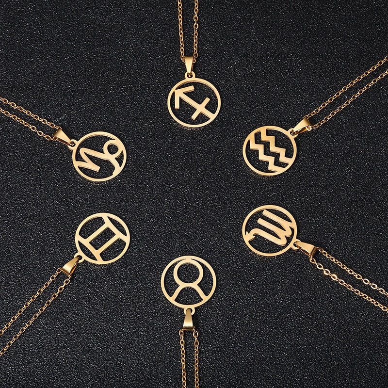 Women's Trendy Zodiac Sign Necklace