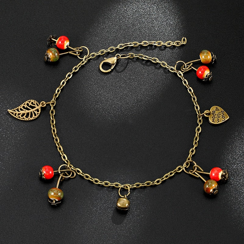 Retro Style Anklet