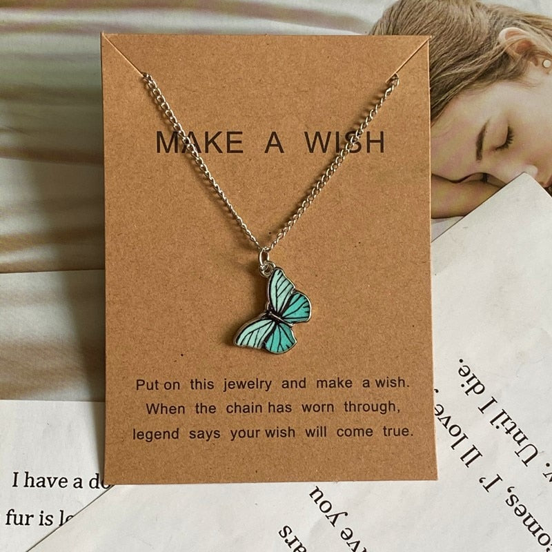 Women  New Butterfly Necklace
