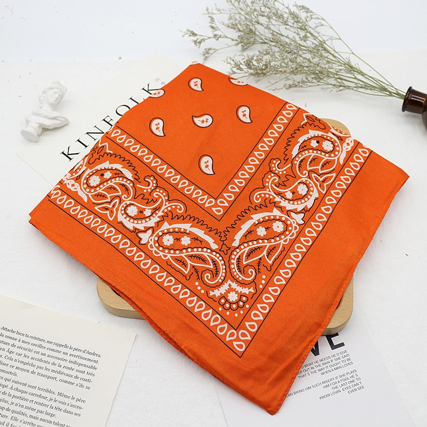 Unisex Printed Square Bandanas