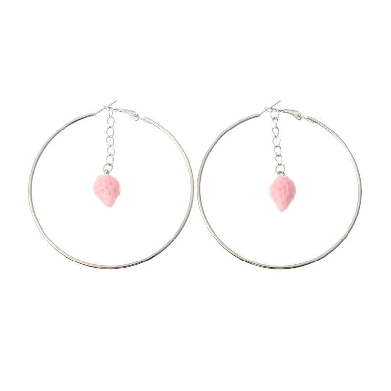 Women's Trendy Large Hoop Ear Piercing