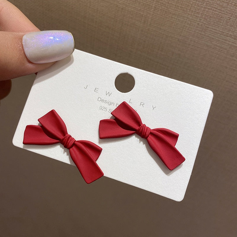 Women's Vintage Love Heart Hanging Dangle Ear Piercings