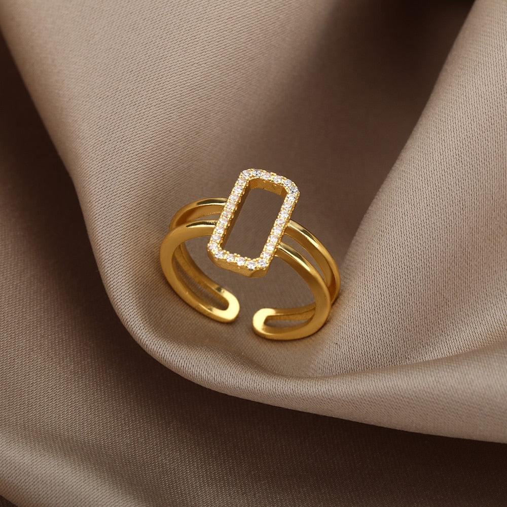 Women's Trendy Turkish Style Evil Eye Rings