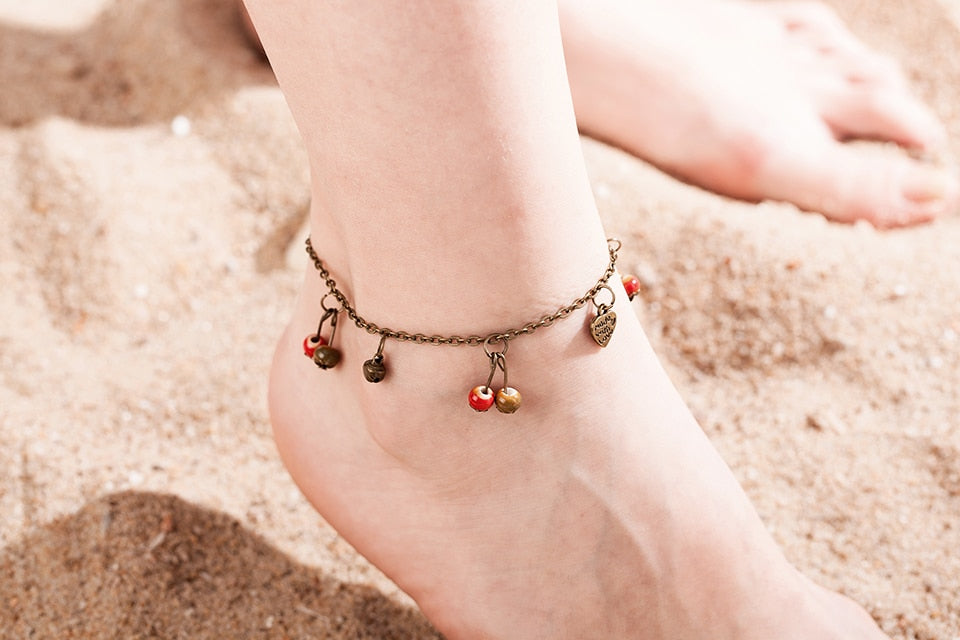 Retro Style Anklet