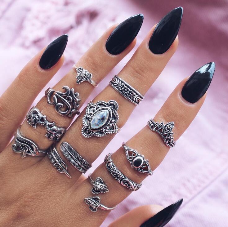 Women's Vintage Bohemian Style Ring Sets