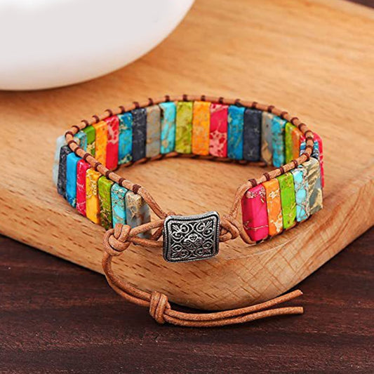 Women's Bohemian Handmade Natural Stone Bracelets