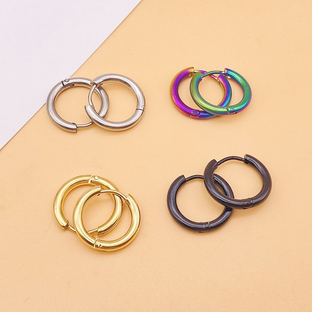 ( New) Women's Vintage Style Hoop Ear Piercing Jewelry