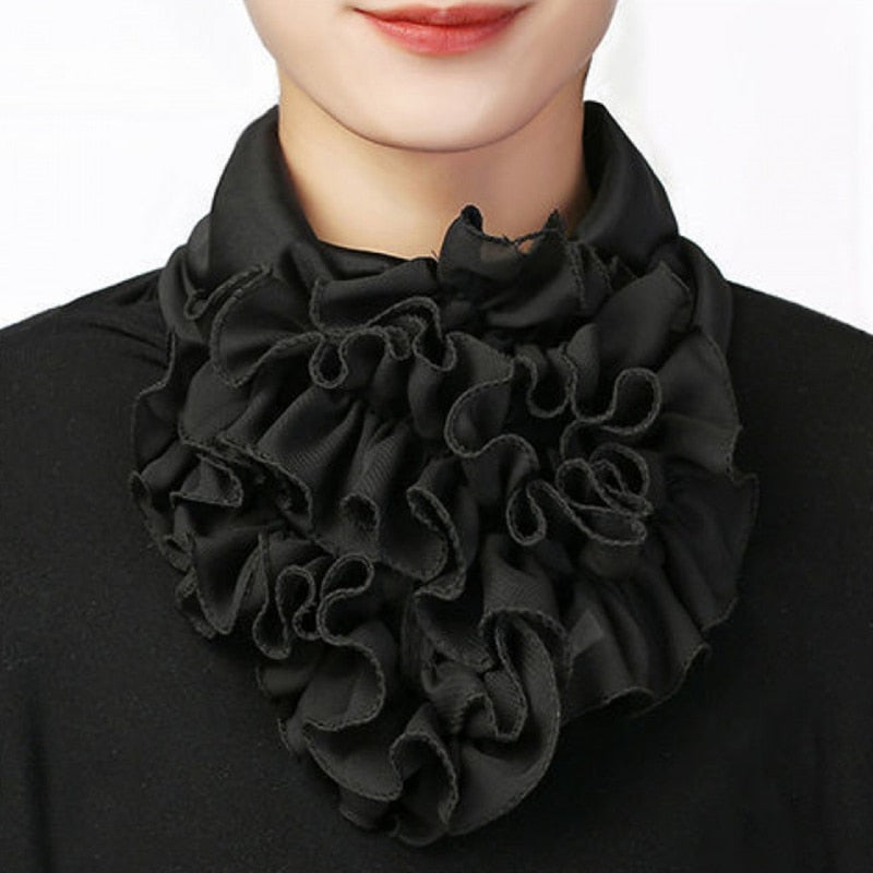Women's Trendy Chiffon Neck Collar Scarfs