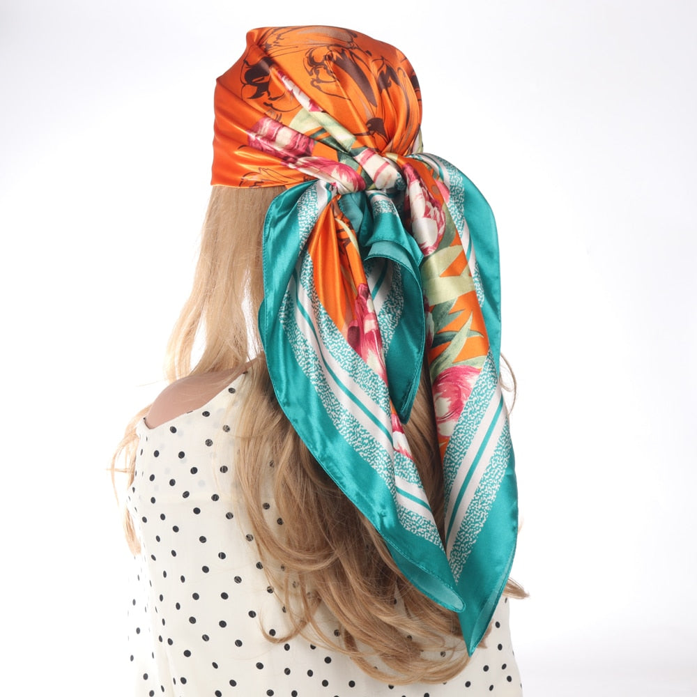 Women's Vintage Silk Bandanas