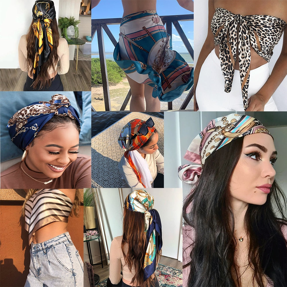 Women's Vintage Silk Bandanas