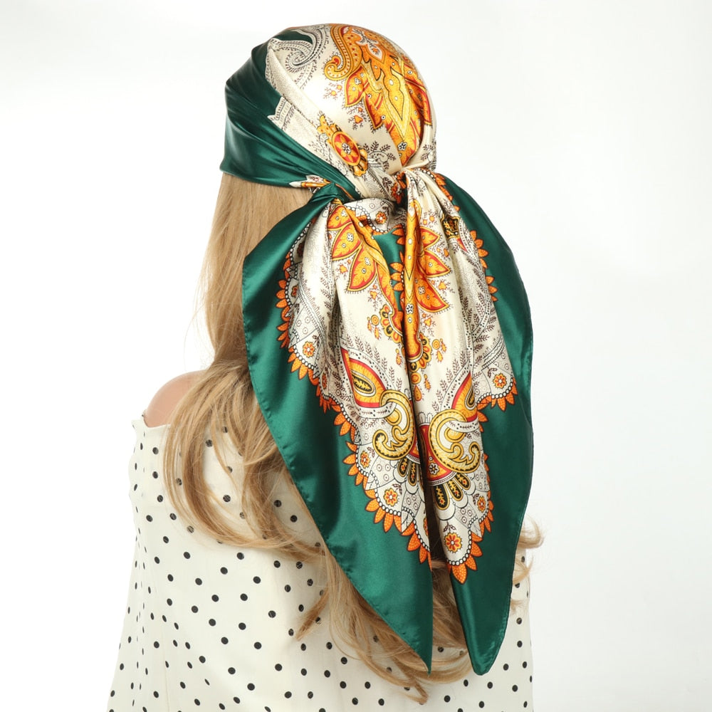 Women's Vintage Silk Bandanas
