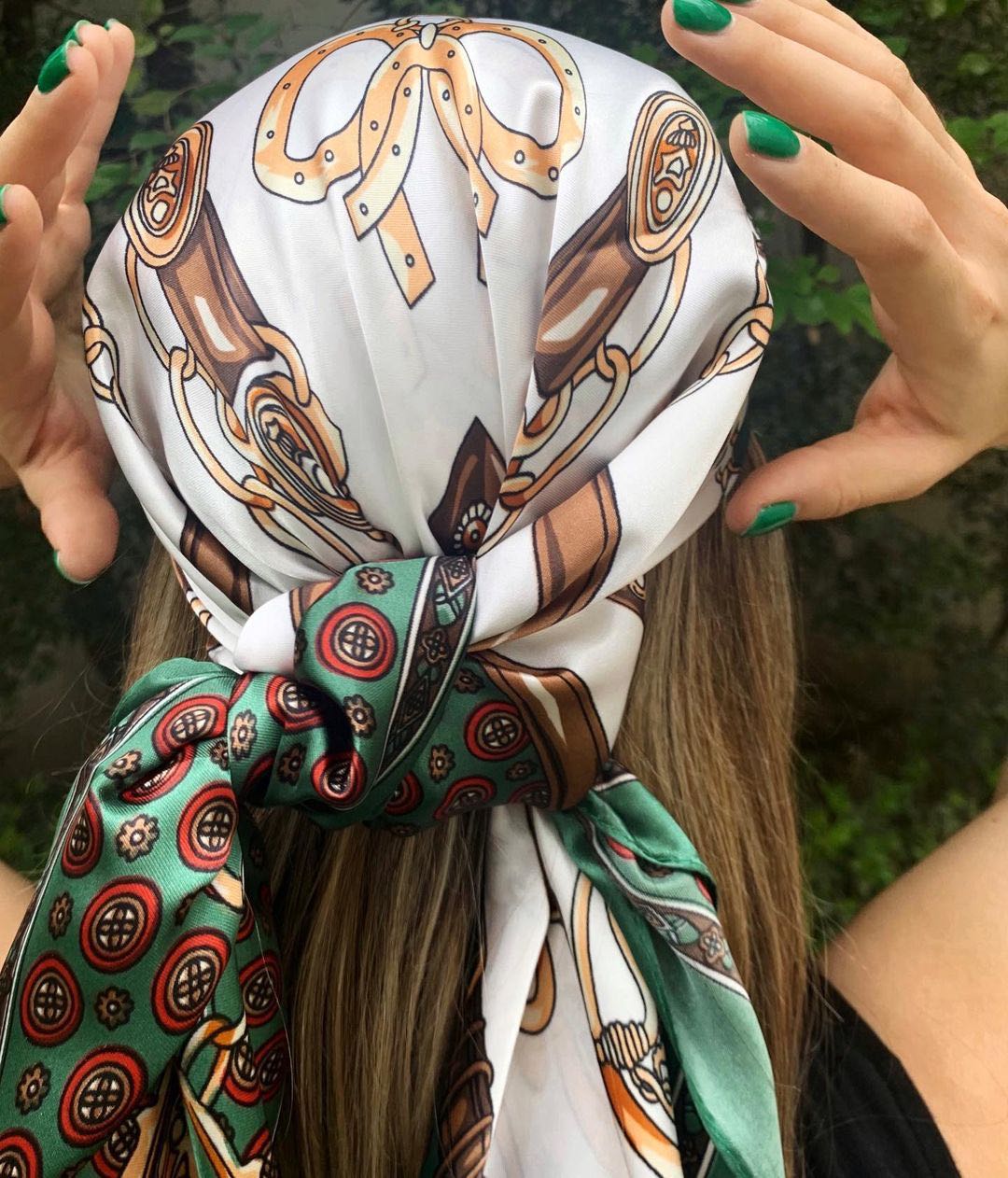 Women's Vintage Silk Bandanas