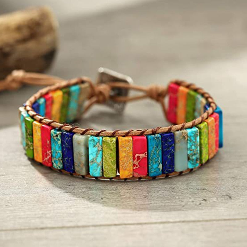Women's Bohemian Handmade Natural Stone Bracelets