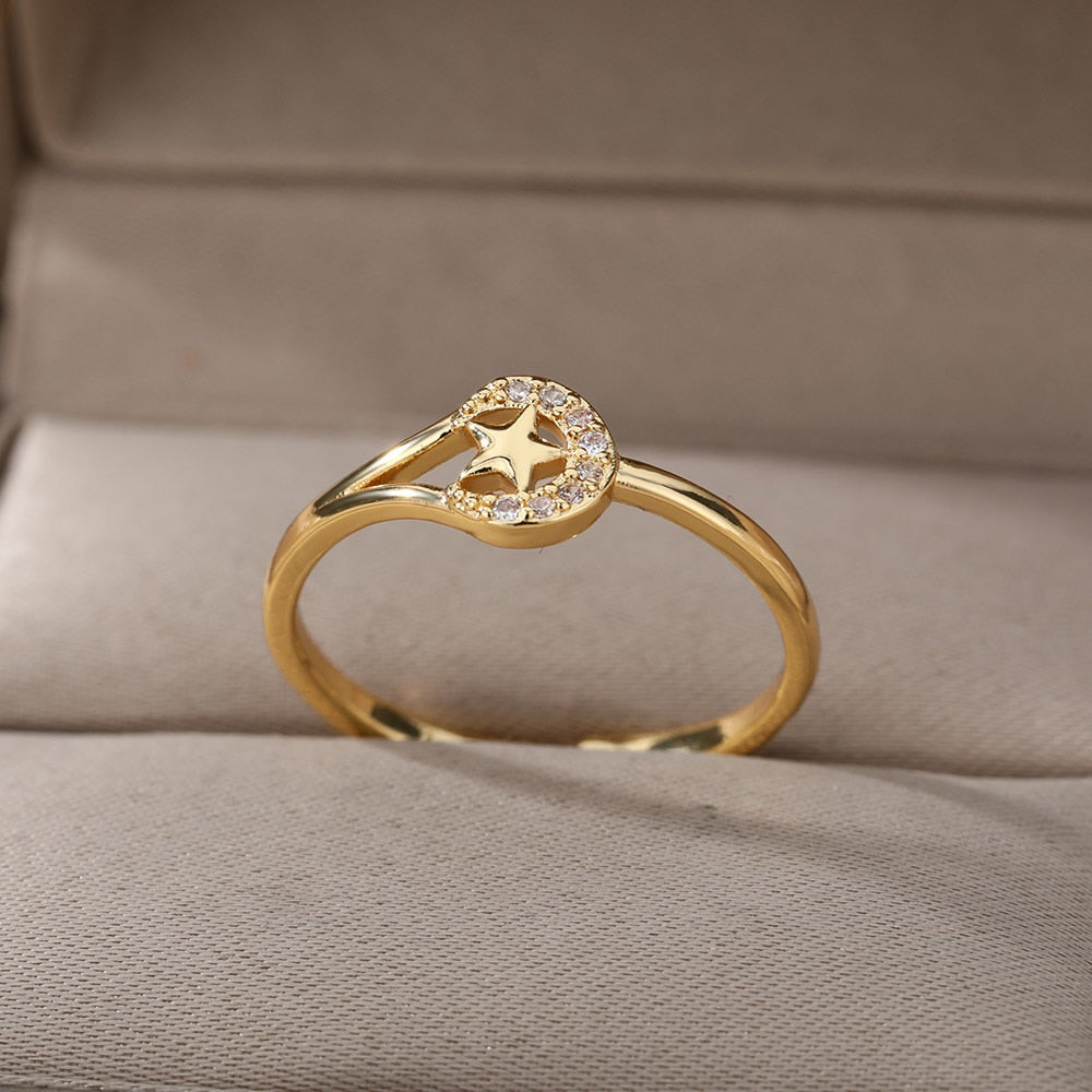 Women's Trendy Turkish Style Evil Eye Rings