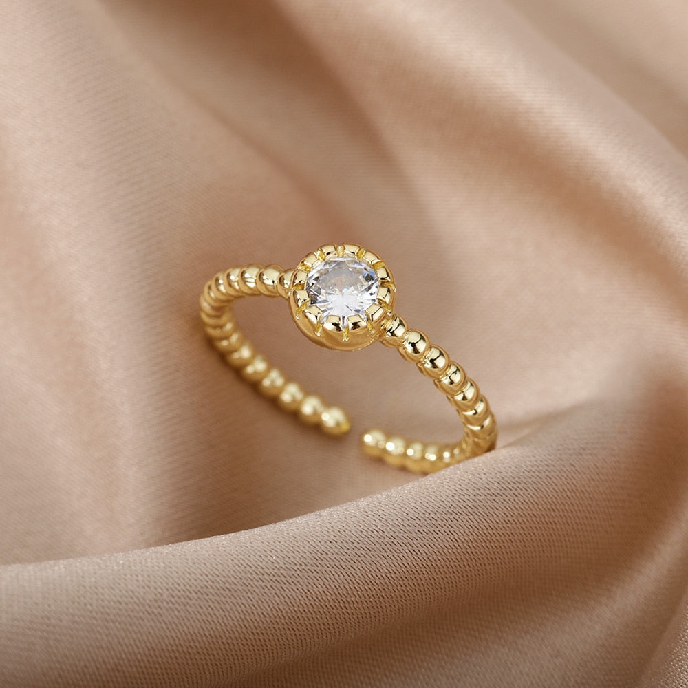 Women's Trendy Turkish Style Evil Eye Rings