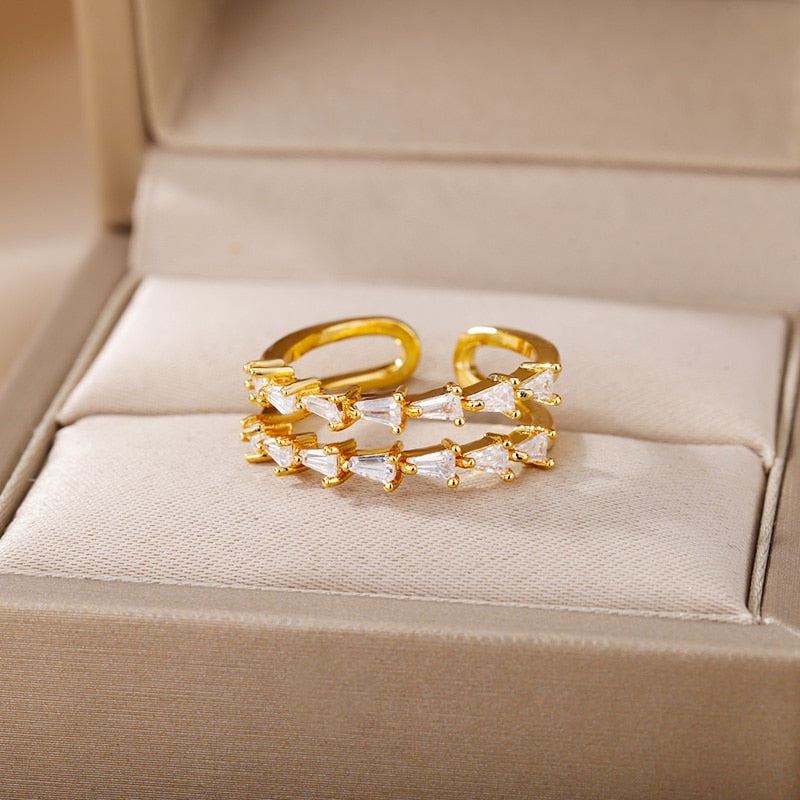 Women's Trendy Turkish Style Evil Eye Rings