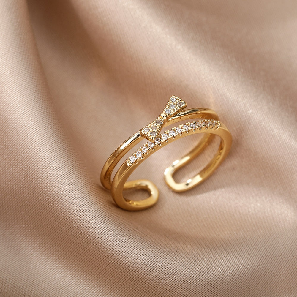 Women's Trendy Turkish Style Evil Eye Rings