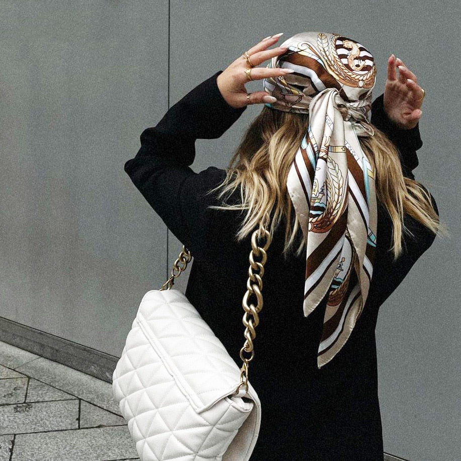 Women's Vintage Silk Bandanas